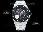 HBF Factory Clone Audemars Piguet Royal Oak Offshore Chronograph SS Black Dial